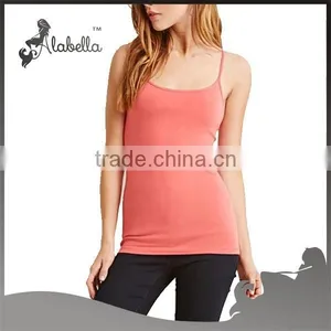 Solid Color Tank Top Wholesale Plain Tank Tops Neckline thumbnail-5