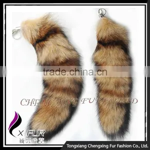 CX-R-22 Wholesale Promotion Fox Tail Custom Key Chain Handbag Decorations/ Strap thumbnail-3