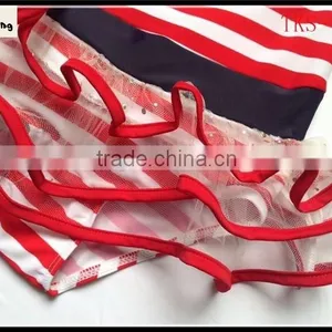 Cute Swimwear Beachwear Sportwear Stripe One Piece thumbnail-6