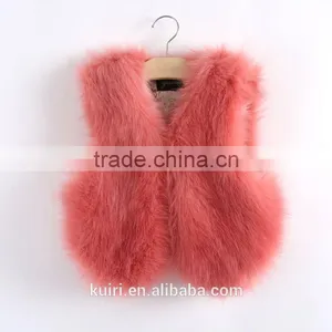 Kids Faux Fur Vest Girls Descendentes Fille Garcon Gorgeous Vertement Winter 12 Warm Couture Gilets 8 Brand Clothes thumbnail-5