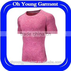 Custom Fitness Wear t Shirt Mens Dri Fit T-shirt Sport Tee Shirts Wholesale uk thumbnail-1