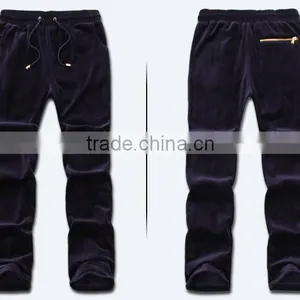 Hot Sale Custom Design Cheap Mens Velvet Sports Track Suit thumbnail-4