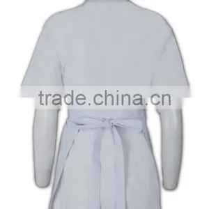 Wholesale Promotional Factory Price Customized Polyester Mixed Where to Buy White Apron thumbnail-4