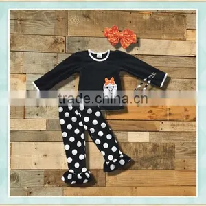 New 2017 Kids Wholesale Baby Boy Clothes Winter Christmas Clothing Applique Snowman Clothes Children's Wear thumbnail-1