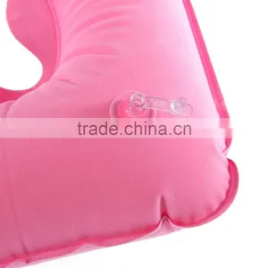 Portable Inflatable U-Shape Pillow Neck Rest Car Travel Comfort Headrest Car Flight Travel Soft Nursing Cushion thumbnail-2