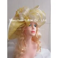 YRSM14138 Kentucky Derby Hat, Sinamay Hat, Cocktail Hat thumbnail-1