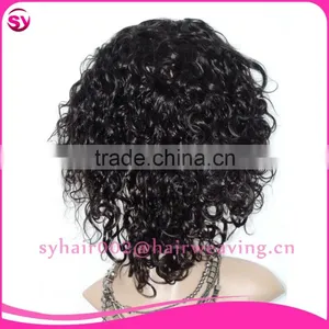 Popular Curly Full Lace Human Hair Wigs For Black Women,Wholesale High Quality Brazilian Human Hair Wig thumbnail-2