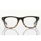 Retro Big Round Polycarbonate Spectacles Frames For Round Face Women , Leopard Print thumbnail-1