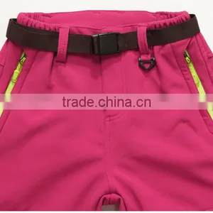 Waterproof Windproof Fleece Keep Warm Hiking Pants Casual Softshell WaterProof Pants thumbnail-2