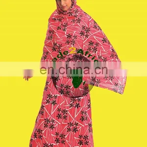 Womens Boubou Caftan African Prints Floral Printted Maxi Dress thumbnail-6