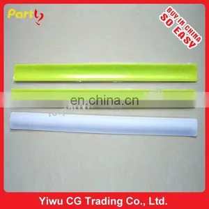 CG-BR031 PVC Bracelet Reflective Slap Bracelet thumbnail-1