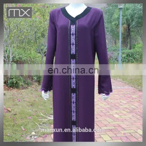 Long Maxi Dress Pakistan Fashion Border V-neck Design Stylish Maxi Dress thumbnail-1