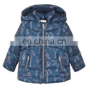Oem Wholesale Fancy Girls Frock Design Down Jacket thumbnail-3