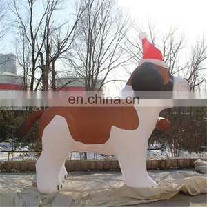 Hot Sale Inflatable Husky Dog/PVC Promotional Inflatable Dog/Husky for Christmas Decoration thumbnail-2
