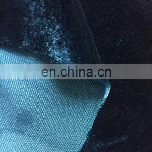 High Quality Viscose Rayon Velvet Fabric Plain Dyed Velvet Fabric For Garment thumbnail-2