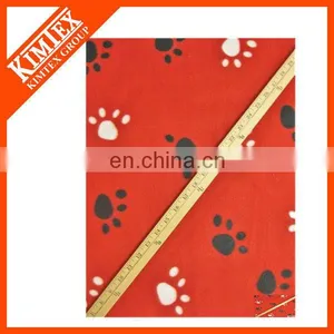 Black& White Paws Print Polar Fleece Blankets thumbnail-1