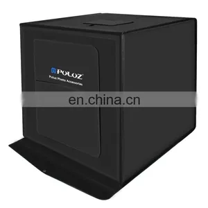PULUZ 60cm Folding Portable 60W 2 x 1690LM 5500K White Light Photo Studio Shooting Tent Box Kit thumbnail-1