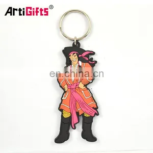 2d Custom Shaped Pvc Soft Rubber Keychains thumbnail-5