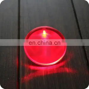 High Quality Customized Logo Decoration Gift PS Led Flashing Badge thumbnail-5