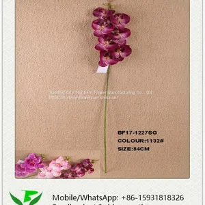 Single Stem Artificial Silk Orchid Wholesale thumbnail-1
