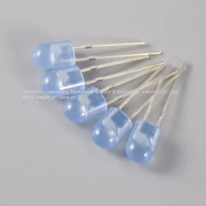 5mm Oval Blue Light Ultra Brightness Diffused Lens Led for Display Screen thumbnail-1