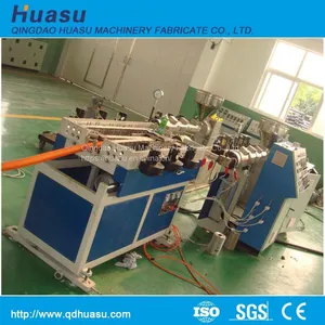 High Quality HDPE Single Wall Corrugated Pipe Extrusion Line Machinery thumbnail-1