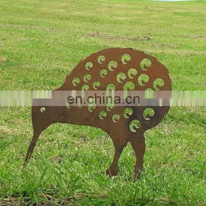 Corten Steel Birds Sculpture thumbnail-6