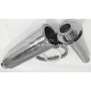 Sanitary Stainless Steel Inline Filter Fit Pipe OD 38mm/51mm Tri Clamp SS304 Strainer Filter Ferrule OD 50.5/64mm Homebrew Wort thumbnail-1