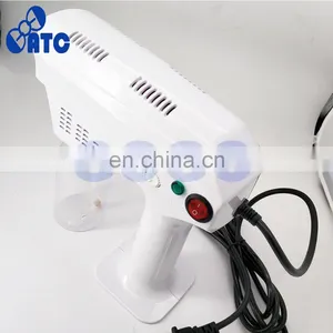 1200W 110v-220v Handheld Atomization Disinfection Fog Machine Stage Smoke Machine Blue Light Nano Steam Gun Hair Spray Machine thumbnail-2