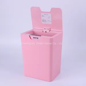 Smart Trash Can Waste Bin Dustbin X2 16L Touch Flip, Knee Induction Flip thumbnail-1