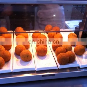 Automatic Fried Italian Food Arancini Making Machine /nastar/meatball/sesame Ball/coconuts Ball Forming Machine thumbnail-4