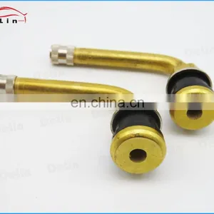 DeLin 90 Degree Tubeless Brass Truck Tire Valve Stems TR571C With 90 Degree Bend thumbnail-2