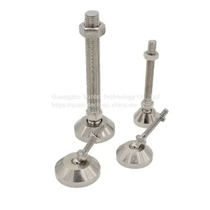 SUS304 Stainless Steel Universal/Swivel Feet Leveler Foot Height Adjustable Leveling Foot thumbnail-2