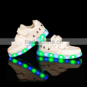 Colorful LED Flashing Light Kids Shoes, Rechargeable LED Shoes Kids thumbnail-1