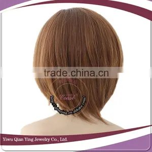 Very Short Dark Brown Cosplay Hair Wig Men thumbnail-3