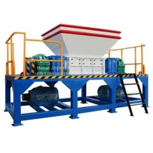 Double Shaft Aluminium Tube Shredder / Aluminium Profile Shredder / Engine Motor Shredding Machine thumbnail-1