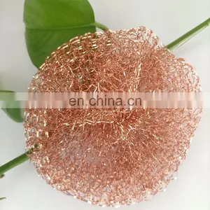 Copper Scourer 15g Brass Coated Sponge Scourer by Scourer Making Machine thumbnail-2