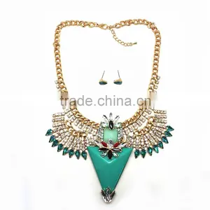 2015 Latest China New Pendant Jewelries Women Fashion African Beads Jewelry Set Cup Chain Jewelry Set thumbnail-3