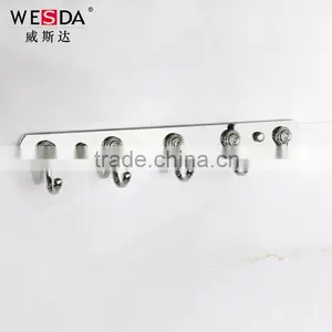 WESDA New Product Decorative Stainless Steel Clothes Hook With Blue Diamond(315) thumbnail-3