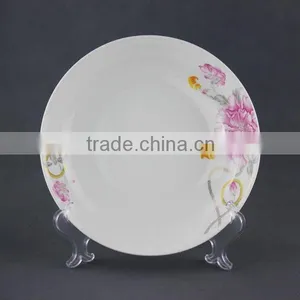 Wholesale Bone China Dinner Plates, Fine New Bone China Plate, Ceramic Soup Plate thumbnail-2