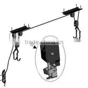 Bicycle Cycle Bike Storage Lift Ceiling Roof Mount Pulley Hoist Garage Shed Rack thumbnail-1
