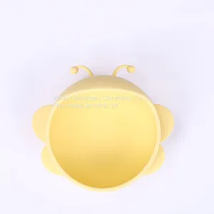 Cute Bee Silicone Suction Bowl for Baby thumbnail-2