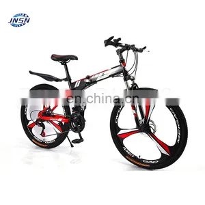 Factory Direct Sales of High Quality Folding Mountain Bike Bicycle 20/24/26 Inch Variable Speed Dual Disc Brake Adult Bicycle thumbnail-2
