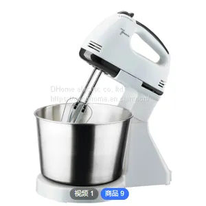 Desktop Household Electric Egg Beater High Power Automatic Stainless Steel Egg Beater（Wechat:13510231336） thumbnail-3