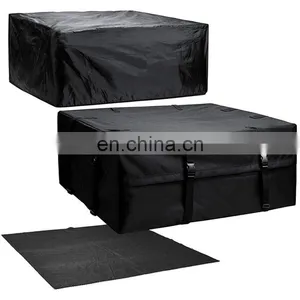 Universal Vehicle Folding Waterproof Roof Top Rack Luggage Cargo Plastic Bag thumbnail-1
