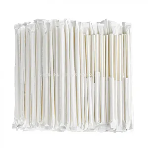 6mm Disposable Flexible Bendable Independent Drinking Straw U-Shaped Bendable(5000/ Ctn) thumbnail-2