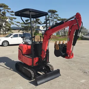 1ton Mini Digger Excavator for Home Use /Planting/Greenhouse Landscaping thumbnail-1
