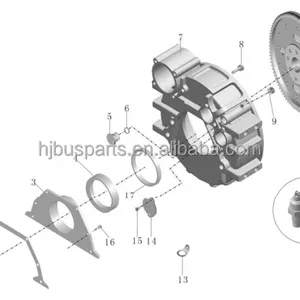 Oil Seal 140*160*13 TJ-802 YBL6128H Oil Seals Bus Parts and Accessories Auto Parts thumbnail-6