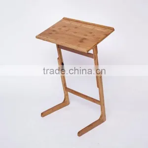 100%bamboo Adjustable Laptop Computer Table thumbnail-2