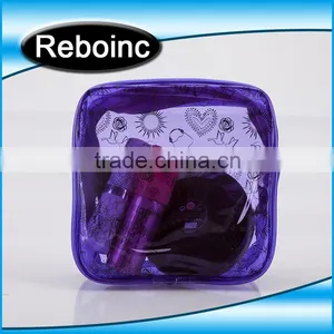 Customized PVC Cosmetic Bag for Travel Sets Shower Gel Cosmetic Bag Pvc thumbnail-3
